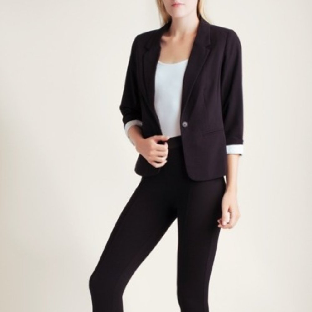Kensie Relaxed Black Blazer (XS)